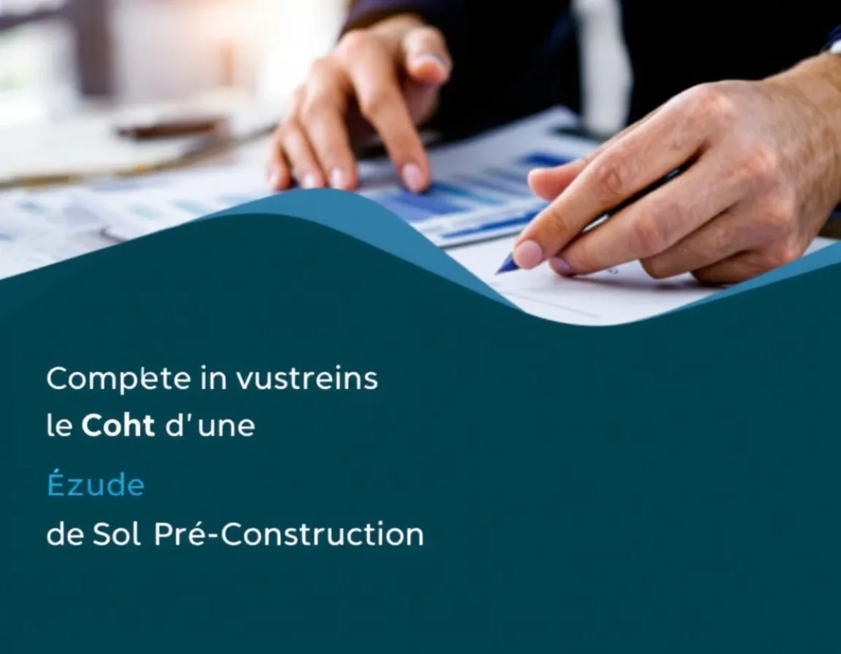 Comprendre le Coût d'une Étude de Sol Pré-Construction : Guide Complet pour Investisseurs Immobiliers